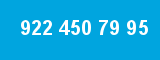 922 450 79 95 922 450 79 95